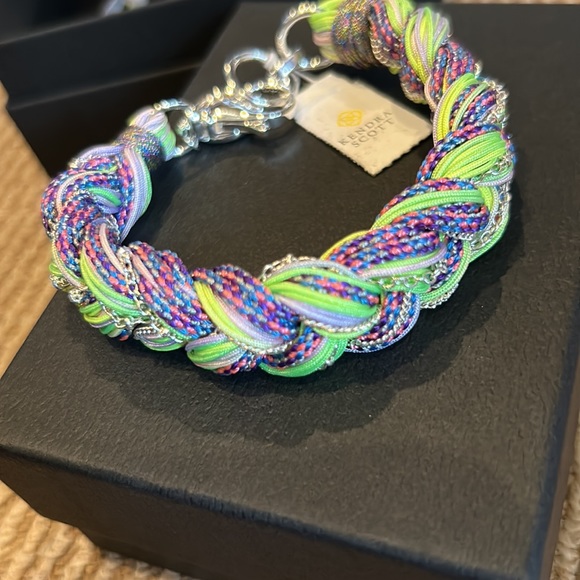 NWT KENDRA SCOTT masie corded bracket in lilac neon mix - Picture 9 of 11